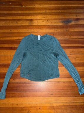 Mellow Soft Oner Active Long Sleeve Top - Teal Green